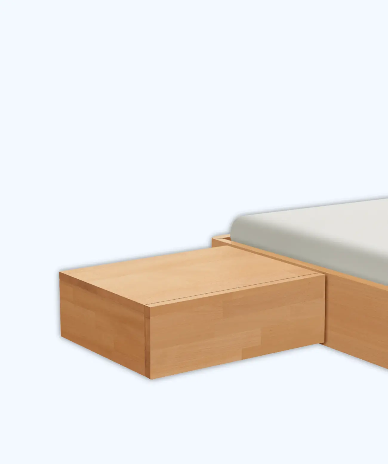 Hasena Nachttisch Caja aus Massivholz Woodline 2 Hasena Nachttisch Caja aus Massivholz Woodline – Bild 2