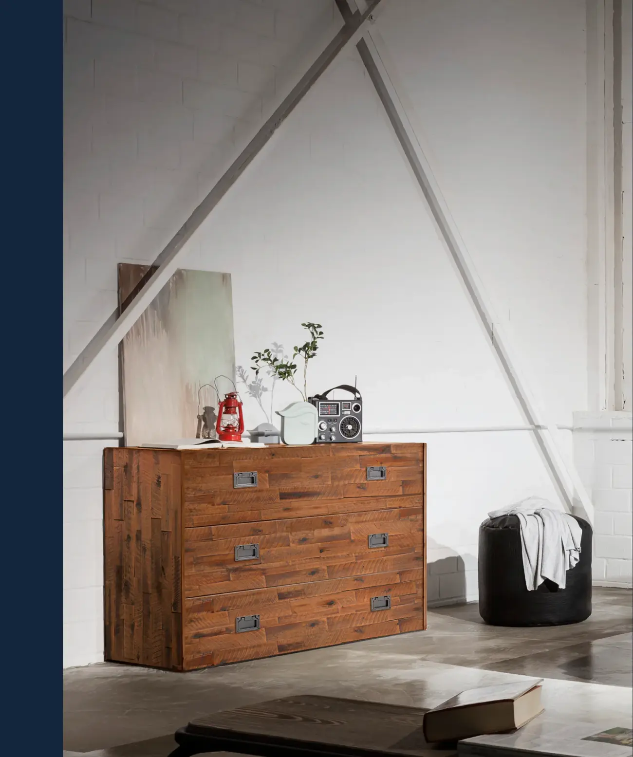 Charakterstarke Kommode Hasena Industrial Factory-Line Calino – Bild 2