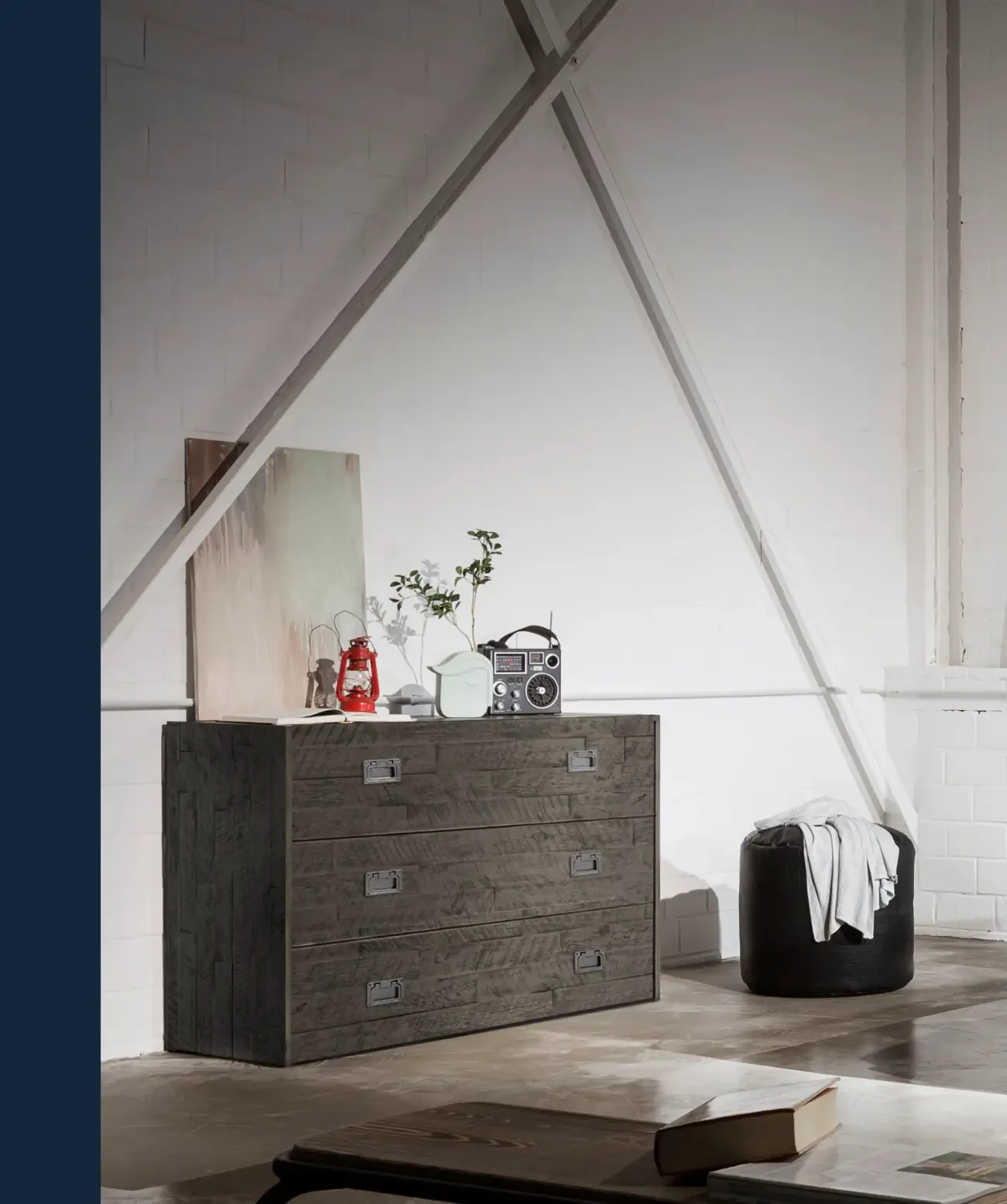 Charakterstarke Kommode Hasena Industrial Factory-Line Calino – Bild 4