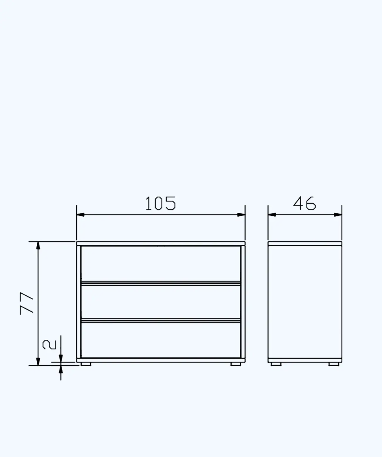 Zeitlose Kommode Hasena Skandinavisch Naturo-Line Cassetto 5 Zeitlose Kommode Hasena Skandinavisch Naturo-Line Cassetto – Bild 5