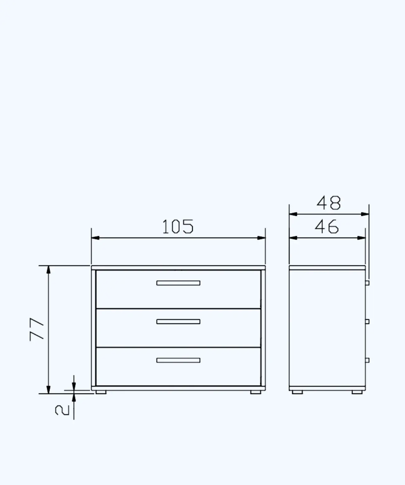 Hasena Kommode Cessina aus massiver Wildeiche 5 Hasena Kommode Cessina aus massiver Wildeiche – Bild 5
