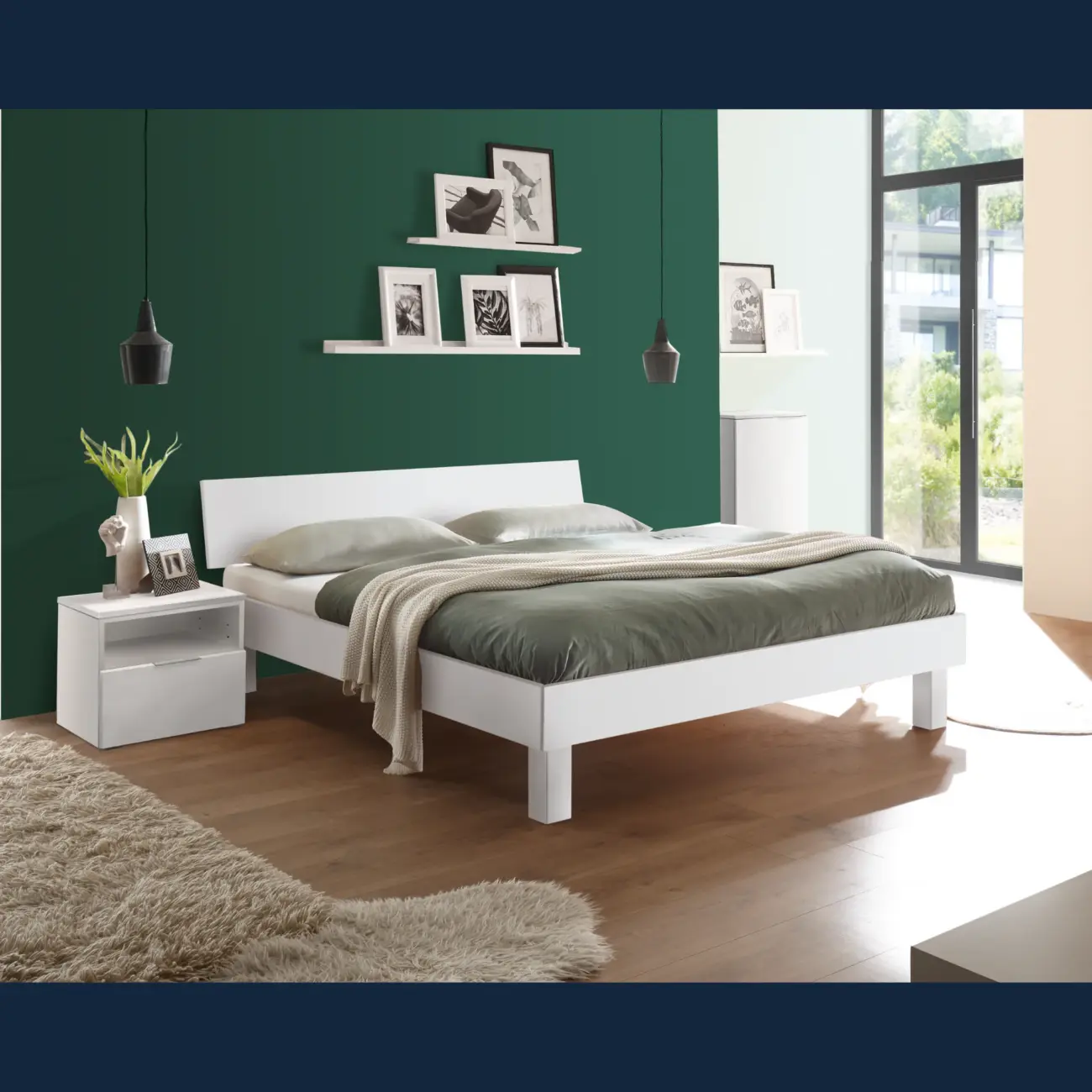 Bett Hasena Modern Forti Trento – Bild 2