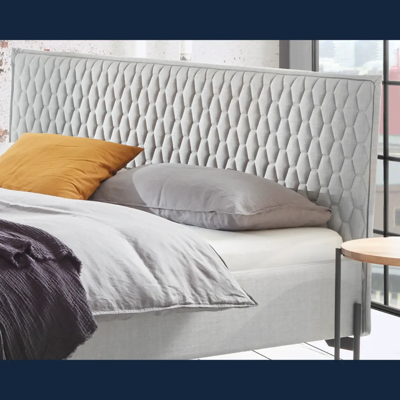 Feines Polsterbett Hasena modern-industrial Gloria Pronto – Bild 3