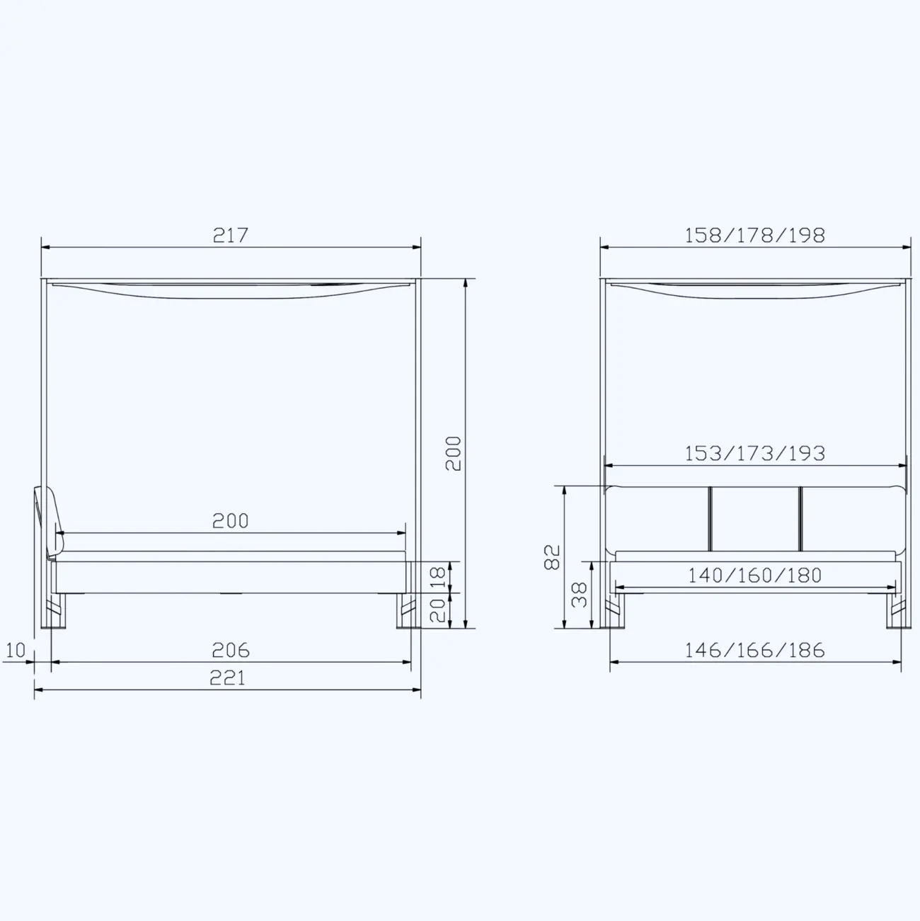 Himmelbett Hasena Cileno Industrial Movie Fashion Line – Bild 13