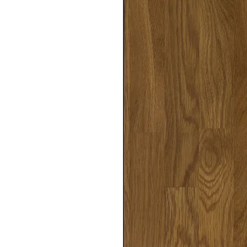 Korpus: Weiss / Front, Top: Eiche brandy, geölt