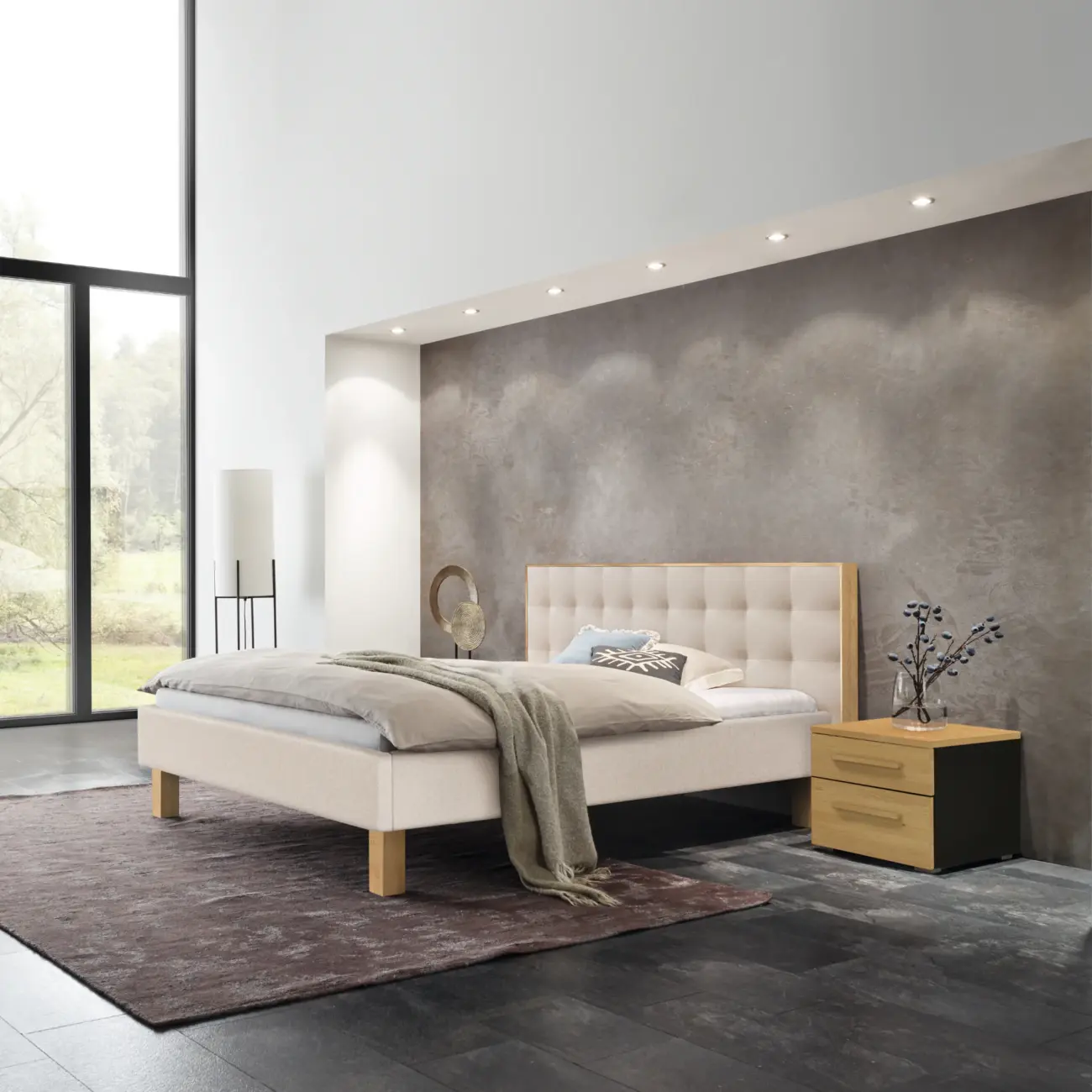 Ruhiges Polsterbett Hasena skandinavisch Noah Pronto 2 Ruhiges Polsterbett Hasena skandinavisch Noah Pronto – Bild 2