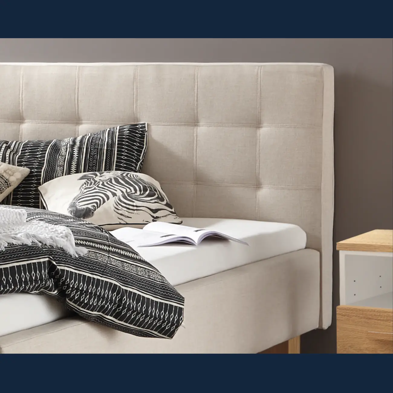 Elegantes Polsterbett Hasena skandinavisch Noemi Pronto 6 Elegantes Polsterbett Hasena skandinavisch Noemi Pronto – Bild 6