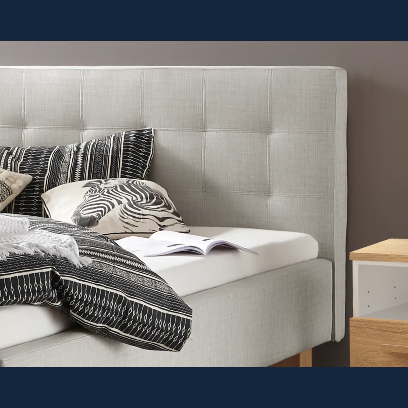 Elegantes Polsterbett Hasena skandinavisch Noemi Pronto 10 Elegantes Polsterbett Hasena skandinavisch Noemi Pronto – Bild 10