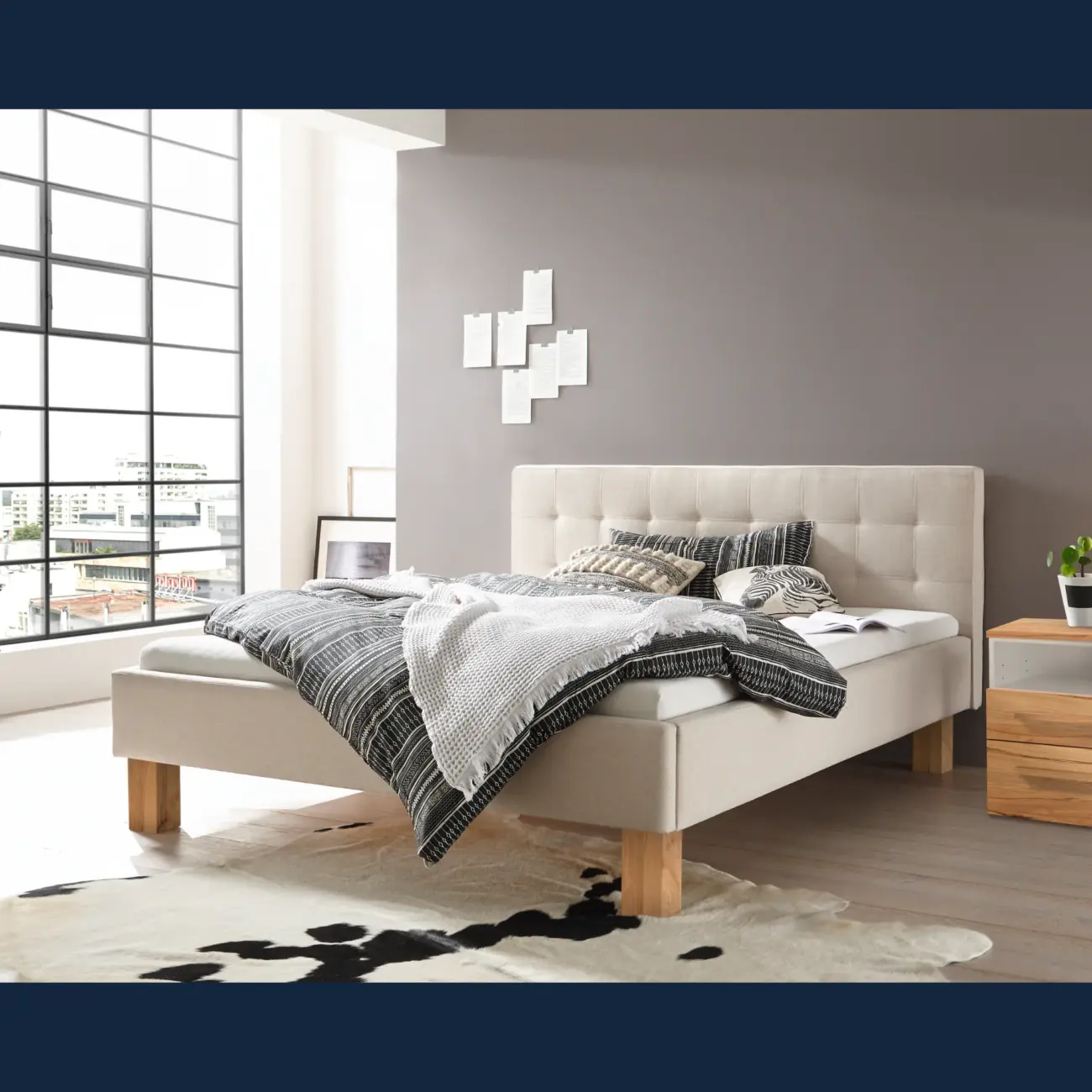 Elegantes Polsterbett Hasena skandinavisch Noemi Pronto 25 Elegantes Polsterbett Hasena skandinavisch Noemi Pronto – Bild 25