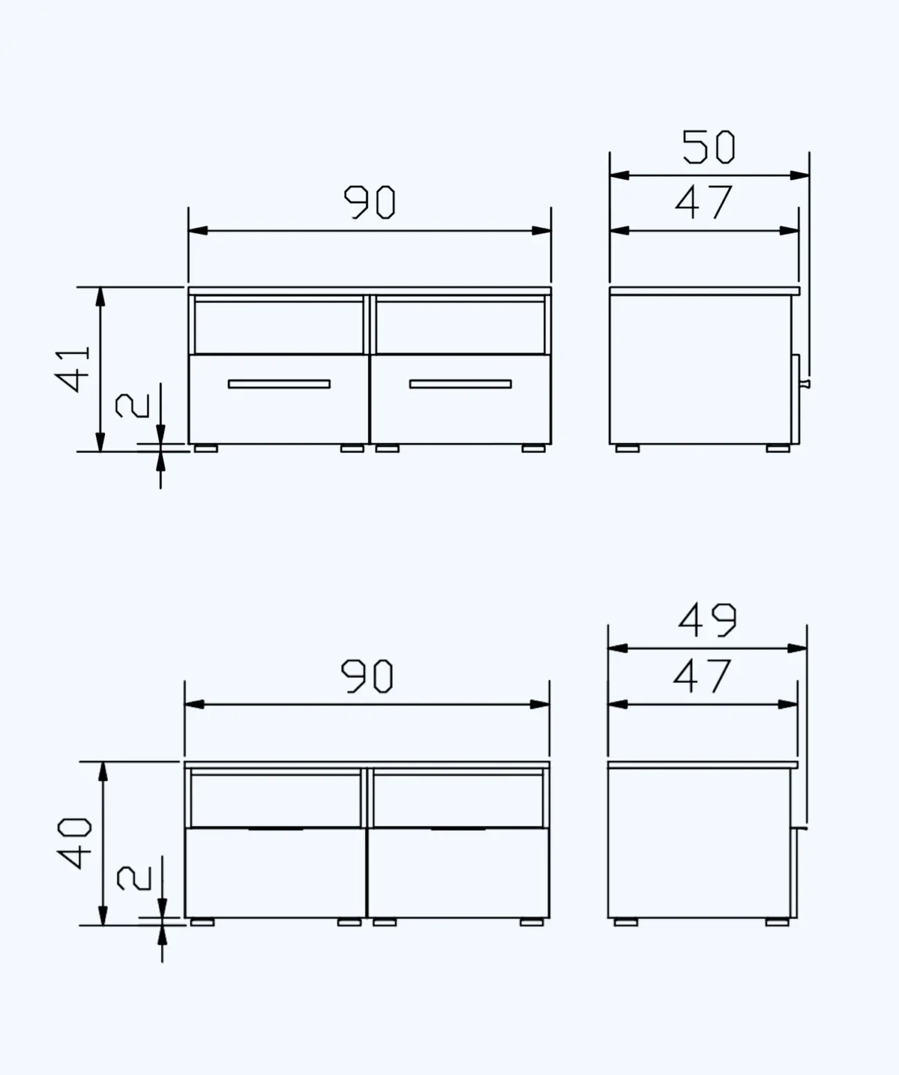 Zweifarbige Kommode Hasena Modern Owita 17 Zweifarbige Kommode Hasena Modern Owita – Bild 17