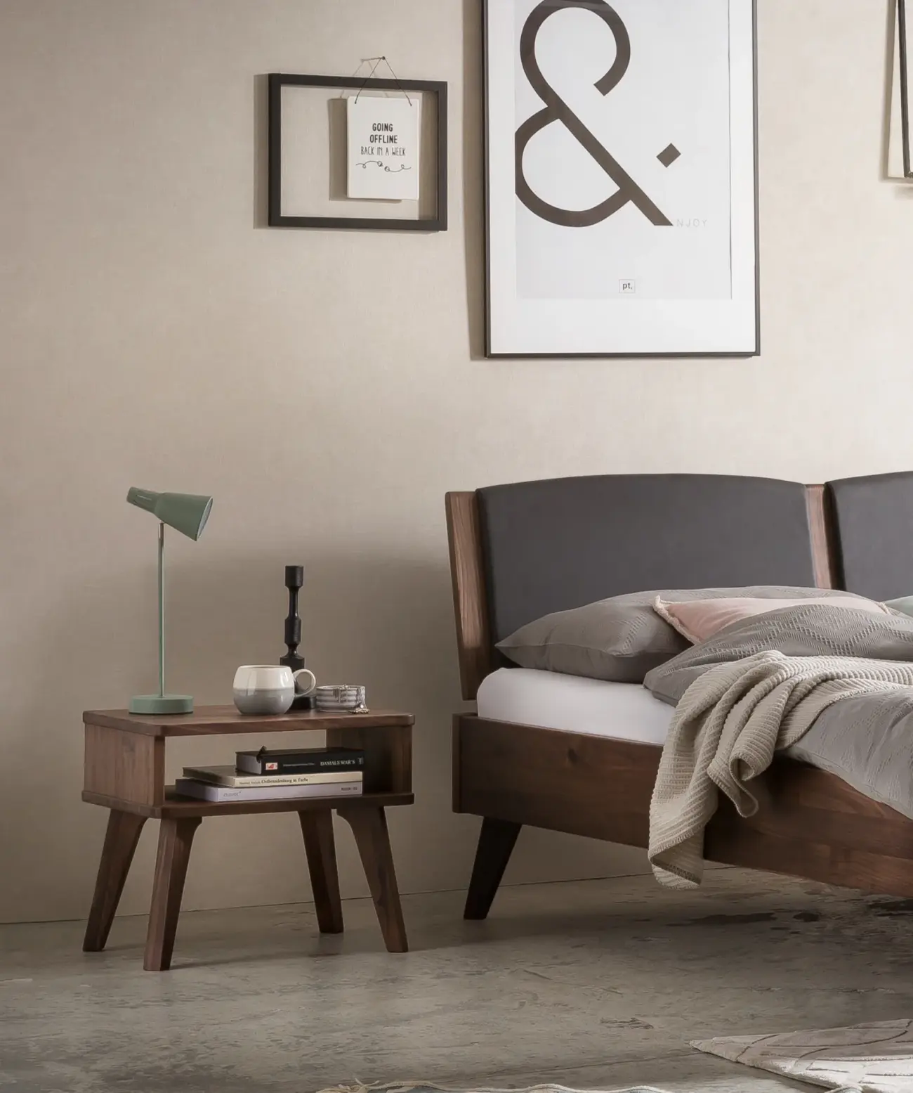 Stand Nachttisch Hasena Lounge Skandinavisch – Bild 7