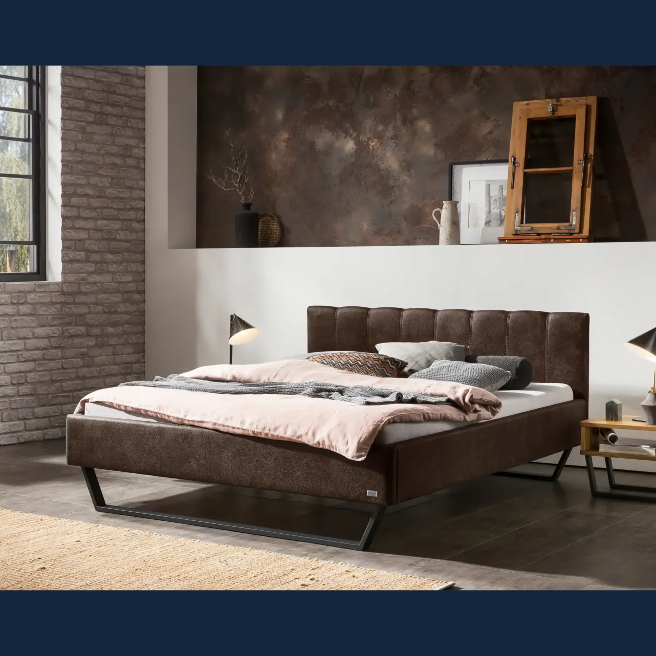 Charakterstarkes Polsterbett Hasena modern-industrial Stefano Pronto 2 Charakterstarkes Polsterbett Hasena modern-industrial Stefano Pronto – Bild 2