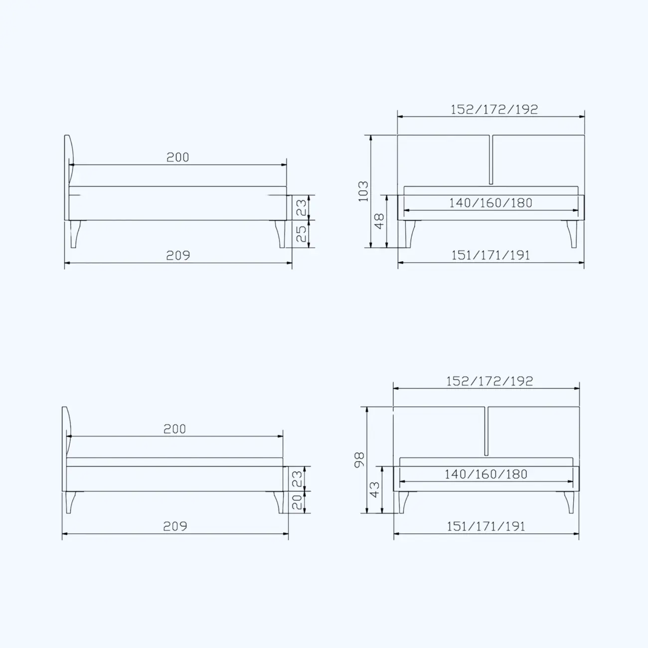 Feines Polsterbett Hasena skandinavisch Tamara Pronto 21 Feines Polsterbett Hasena skandinavisch Tamara Pronto – Bild 21