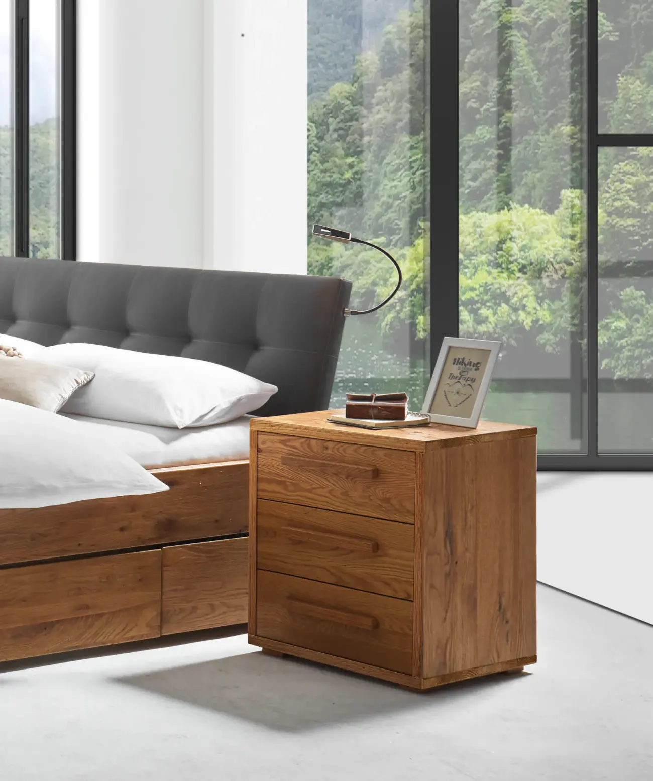 Turina Nachttisch Hasena Oak-Wild Modern – Bild 2