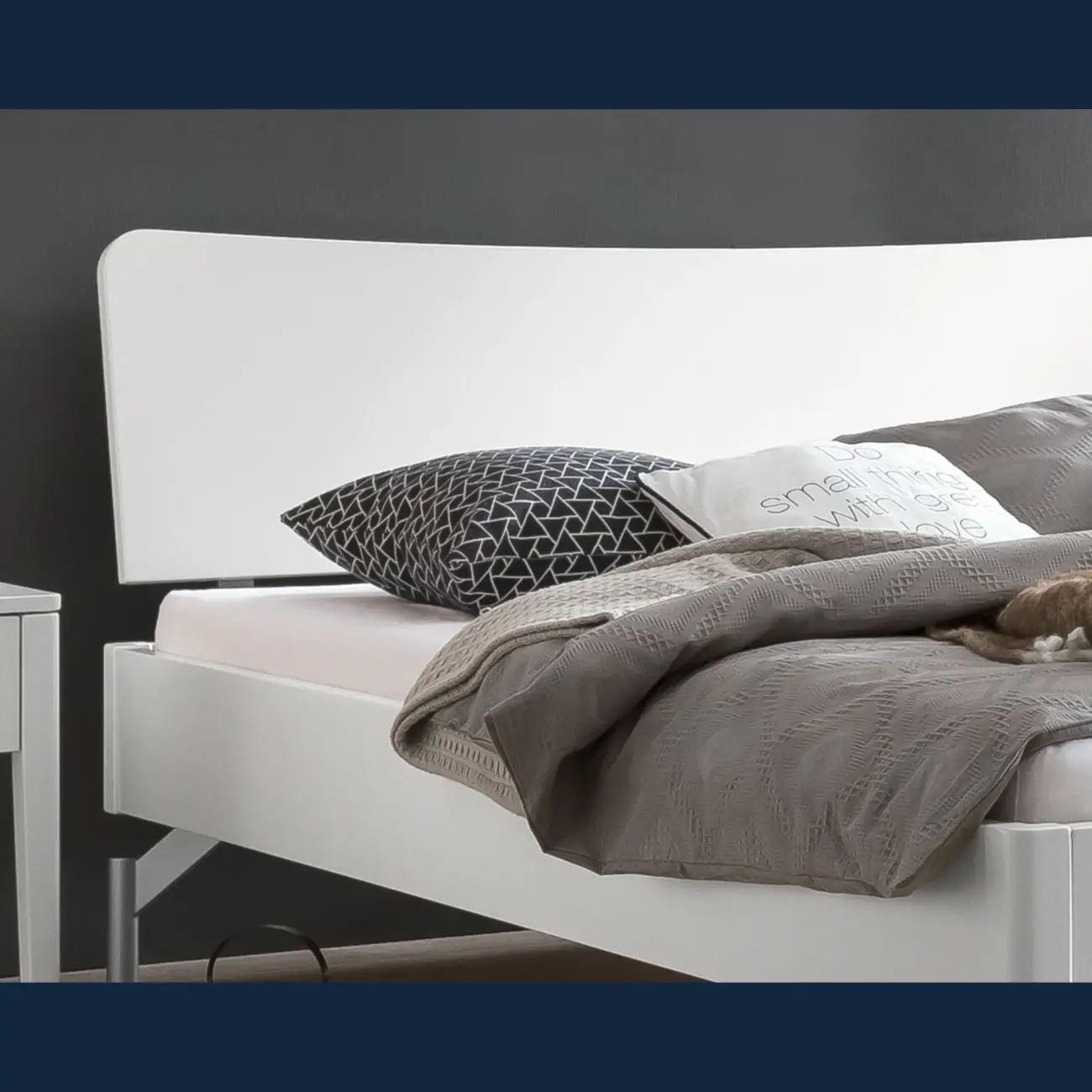 Massivholzbett Hasena Albinia modern skandinavisch – Bild 11