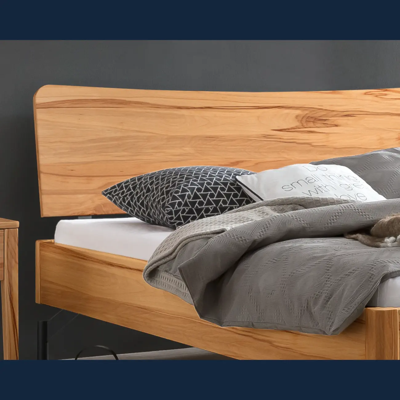 Massivholzbett Hasena Albinia modern skandinavisch – Bild 7