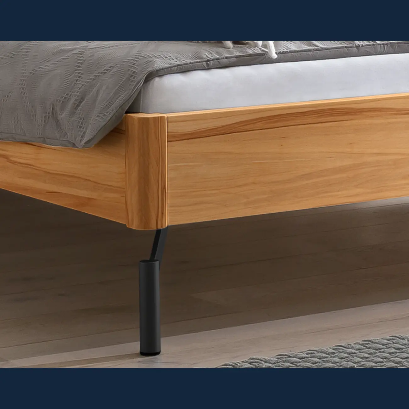 Massivholzbett Hasena Albinia modern skandinavisch – Bild 8