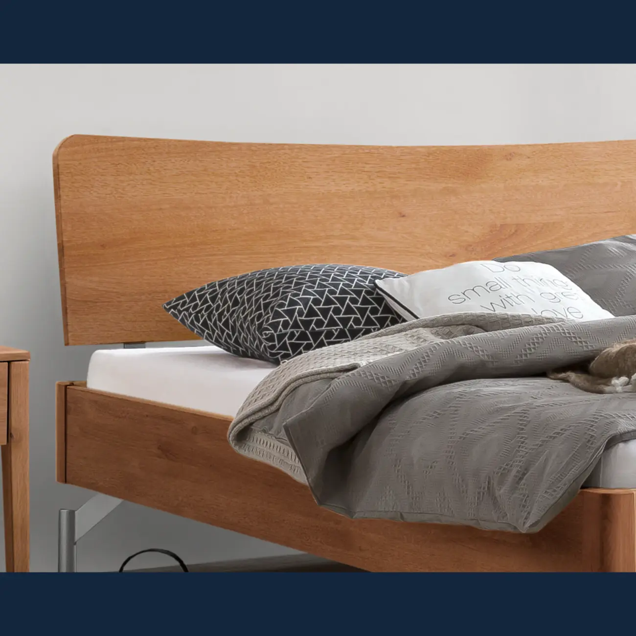 Massivholzbett Hasena Albinia modern skandinavisch – Bild 35