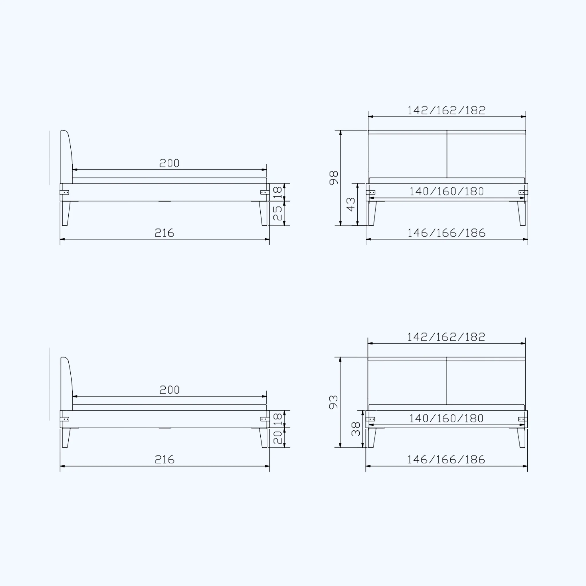 Markantes Massivholzbett Hasena Industrial Alino Factory 9 Markantes Massivholzbett Hasena Industrial Alino Factory – Bild 9