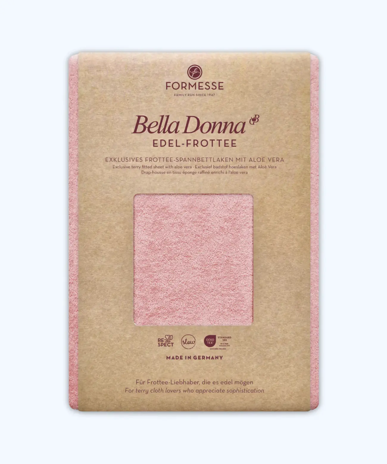 Spannbettlaken Bella Donna Edel Frottee Formesse – Bild 5