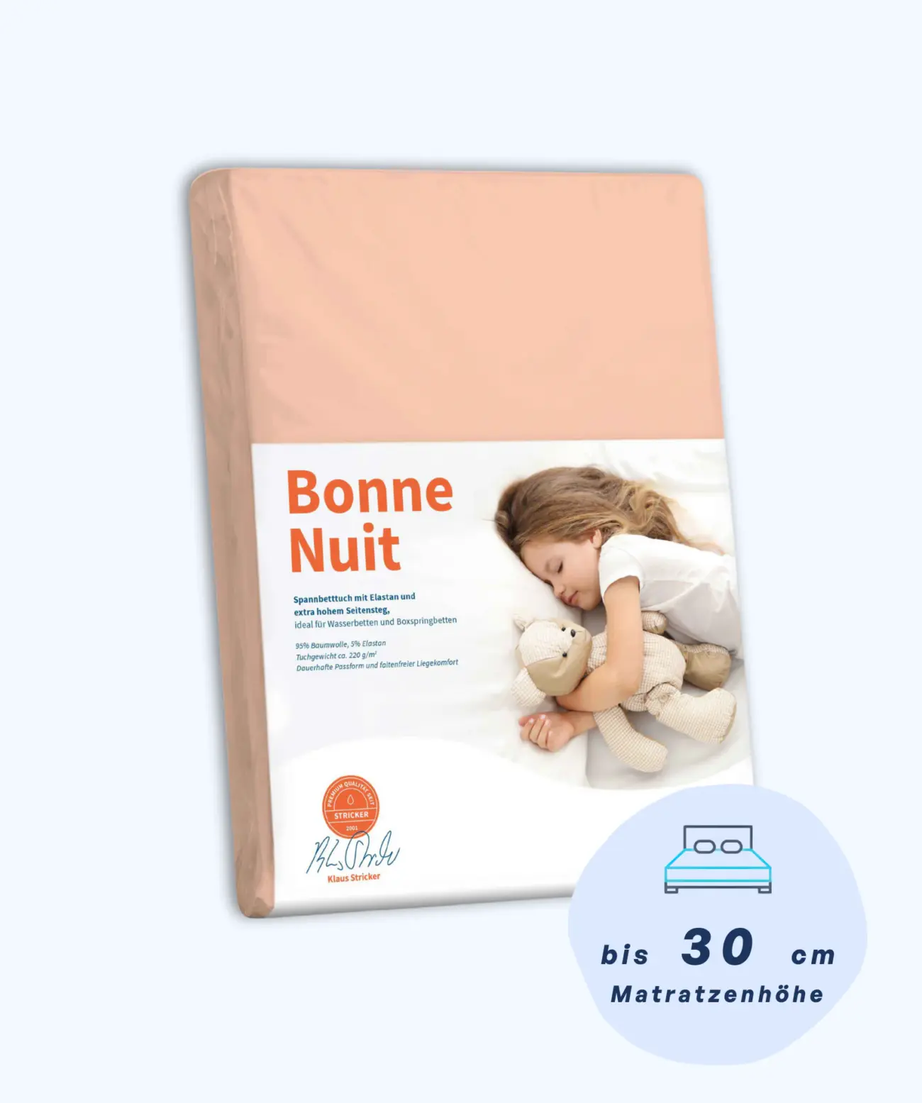 Bonne Nuit Spannbettlaken Stricker 2 Bonne Nuit Spannbettlaken Stricker – Bild 2