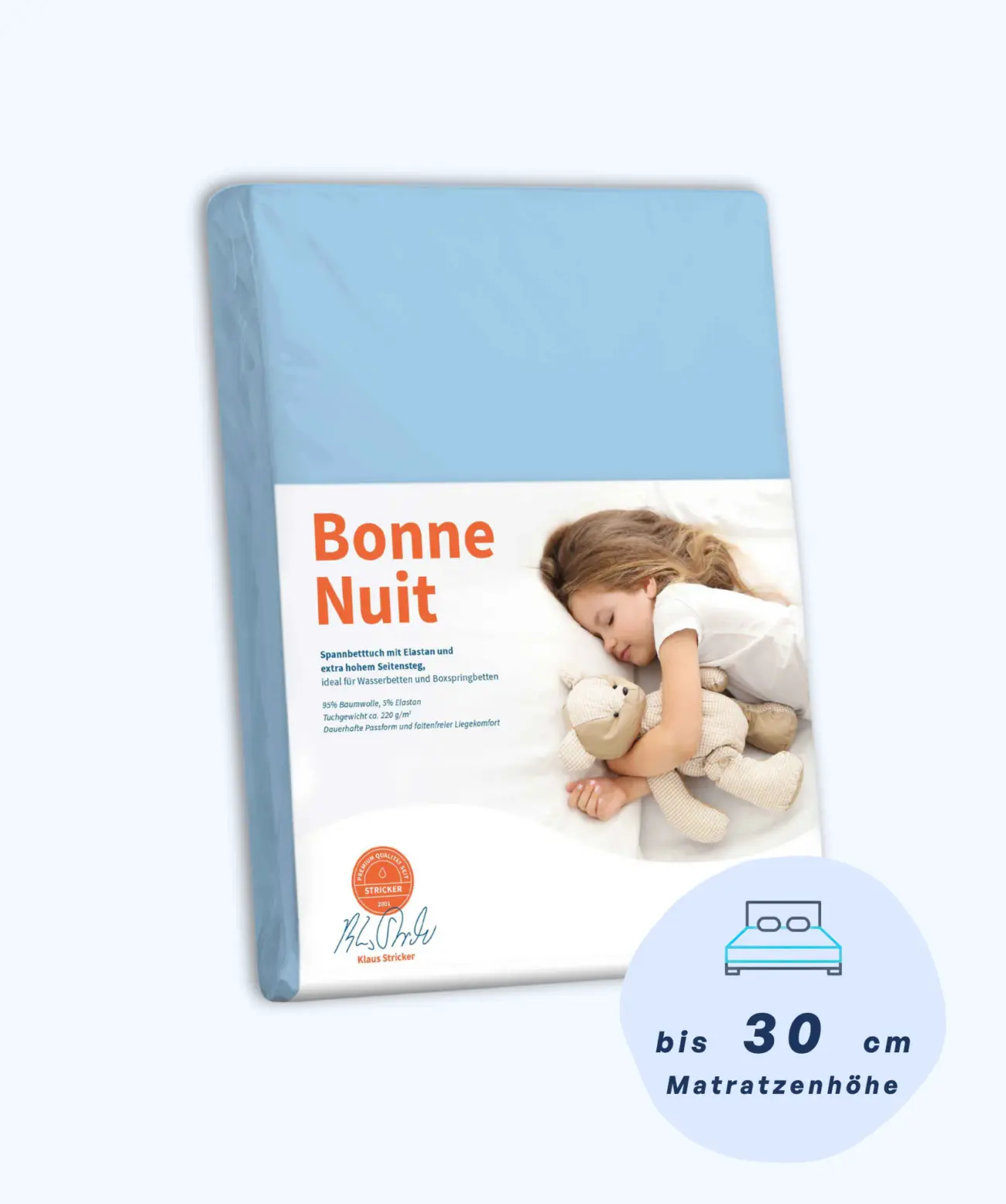 Bonne Nuit Spannbettlaken Stricker 3 Bonne Nuit Spannbettlaken Stricker – Bild 3