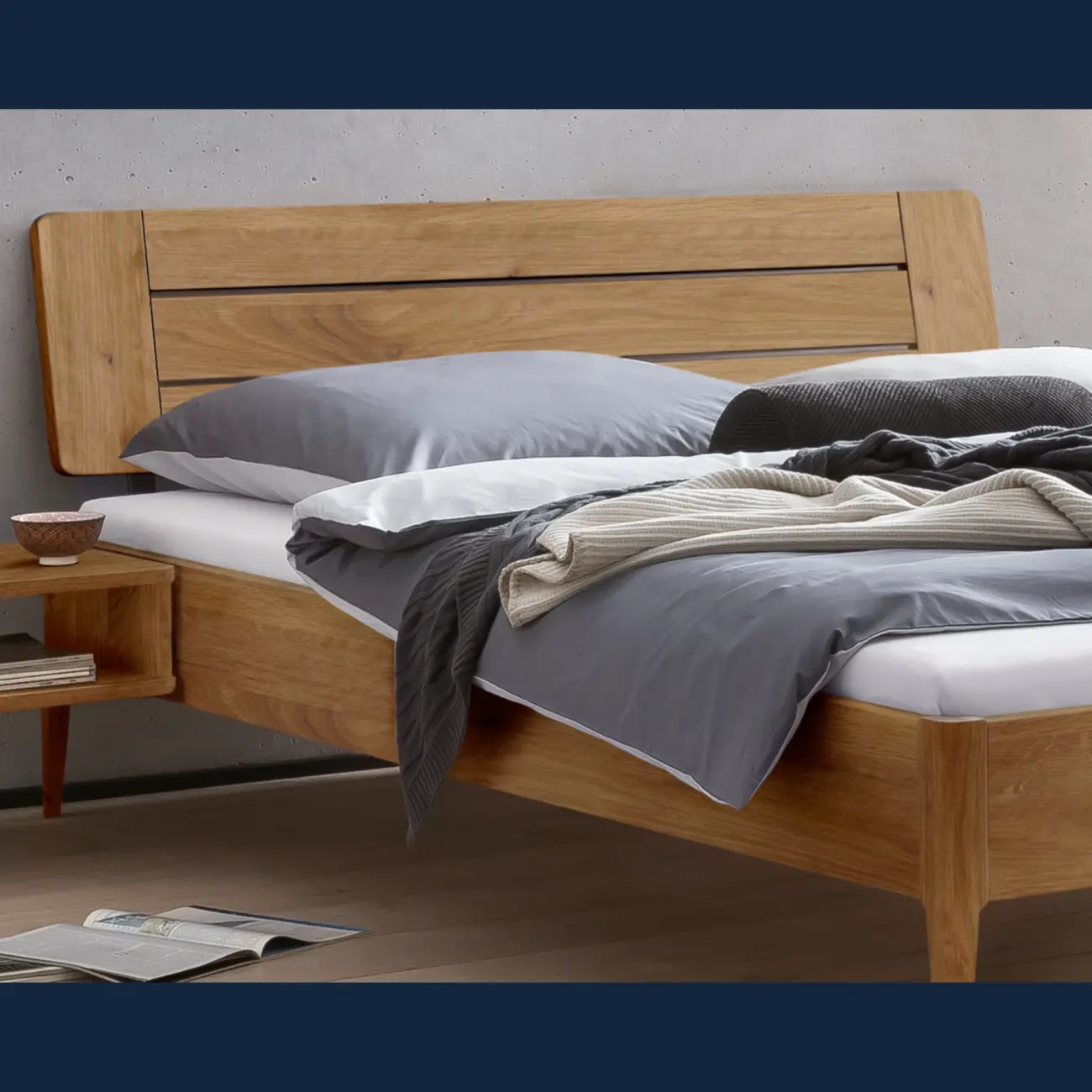 Elegantes Massivholzbett Hasena Modern Busseto 3 Elegantes Massivholzbett Hasena Modern Busseto – Bild 3