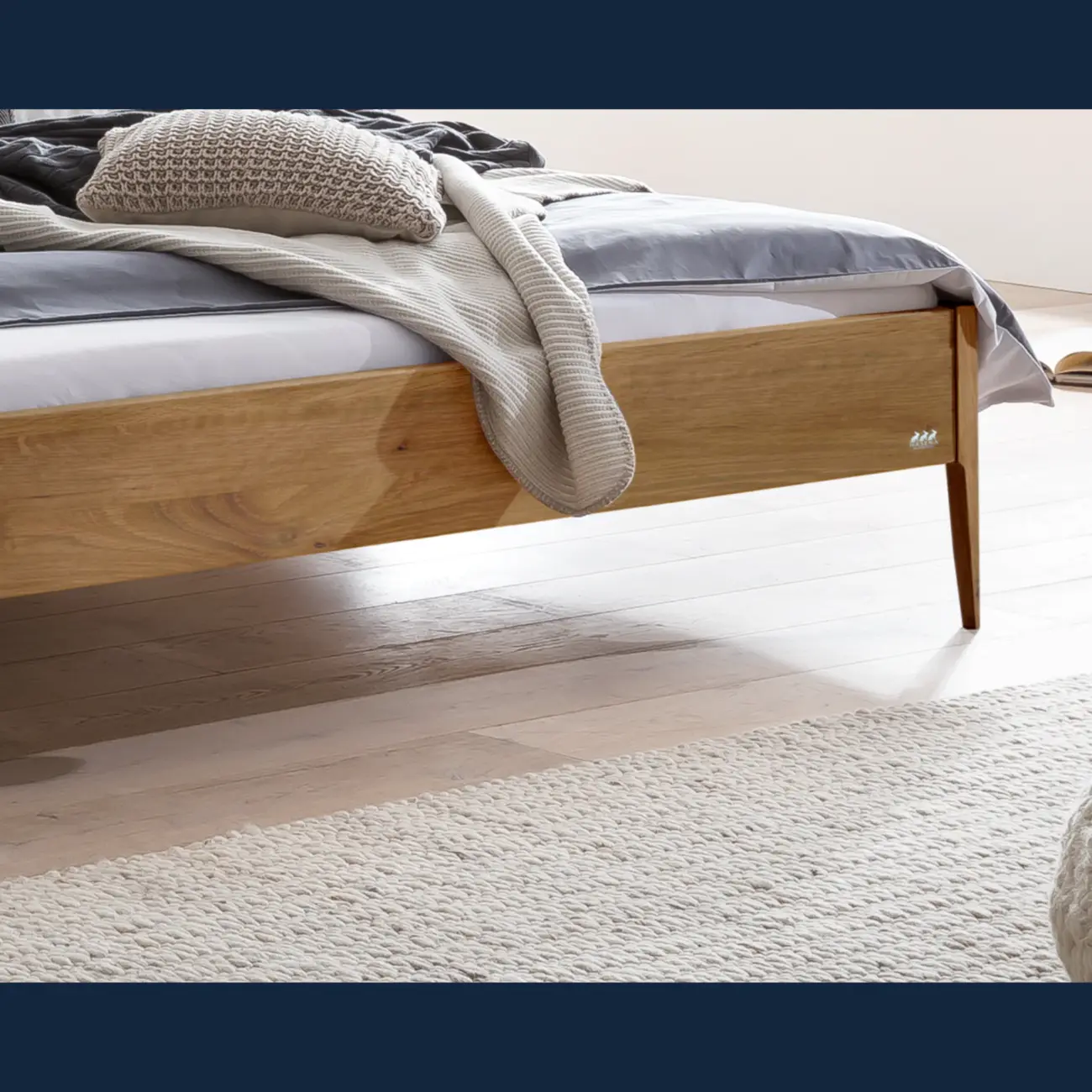 Elegantes Massivholzbett Hasena Modern Busseto 4 Elegantes Massivholzbett Hasena Modern Busseto – Bild 4