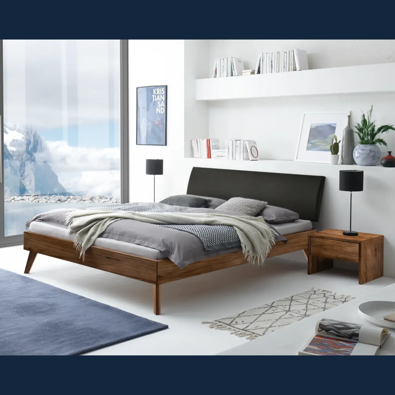 Massivholzbett Hasena Modern Trento 16 Caprile – Bild 2