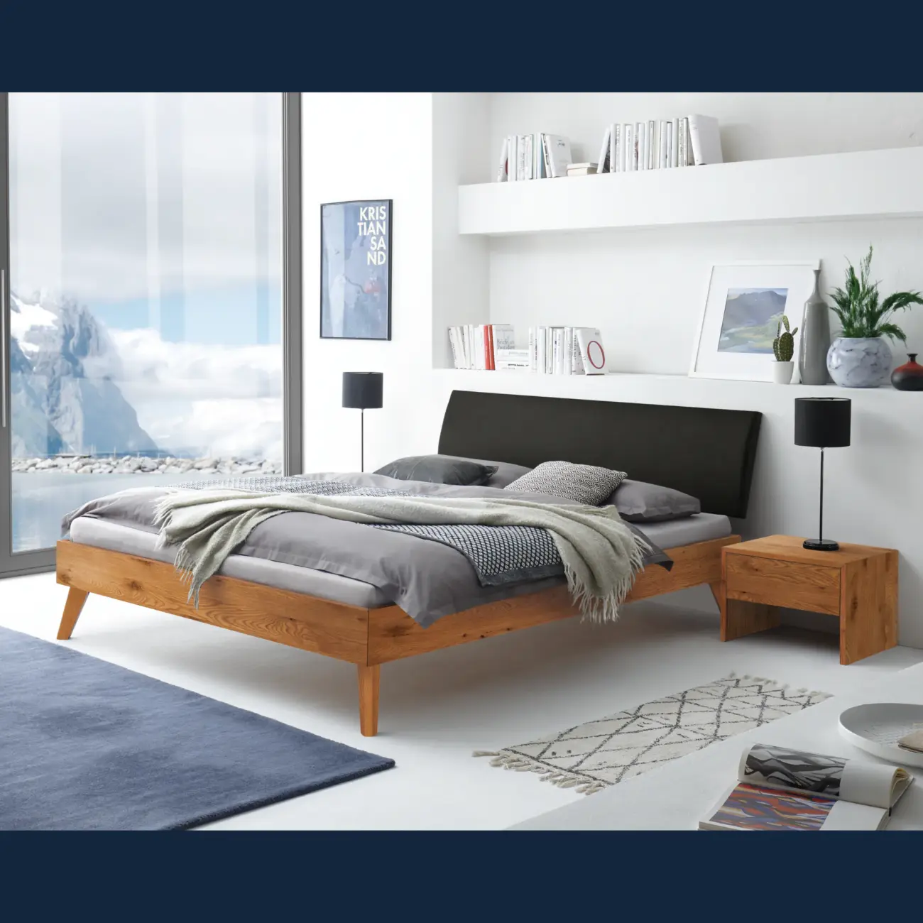 Massivholzbett Hasena Modern Trento 16 Caprile – Bild 6