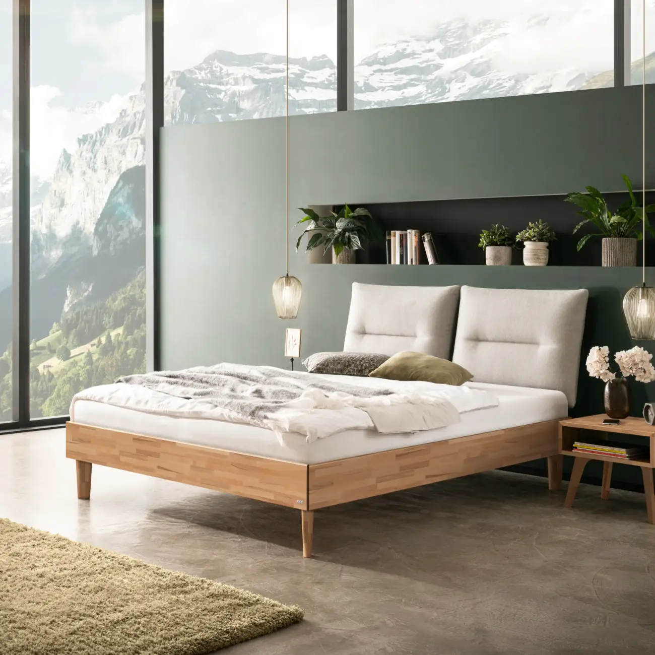 Harmonisches Massivholzbett Hasena Skandinavisch Emilia – Bild 6