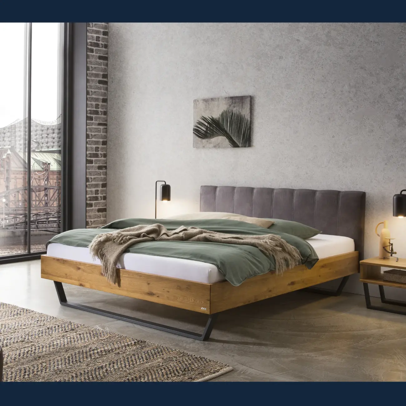 Urbanes Massivholzbett Hasena Enrico Industrial 22 Urbanes Massivholzbett Hasena Enrico Industrial – Bild 22