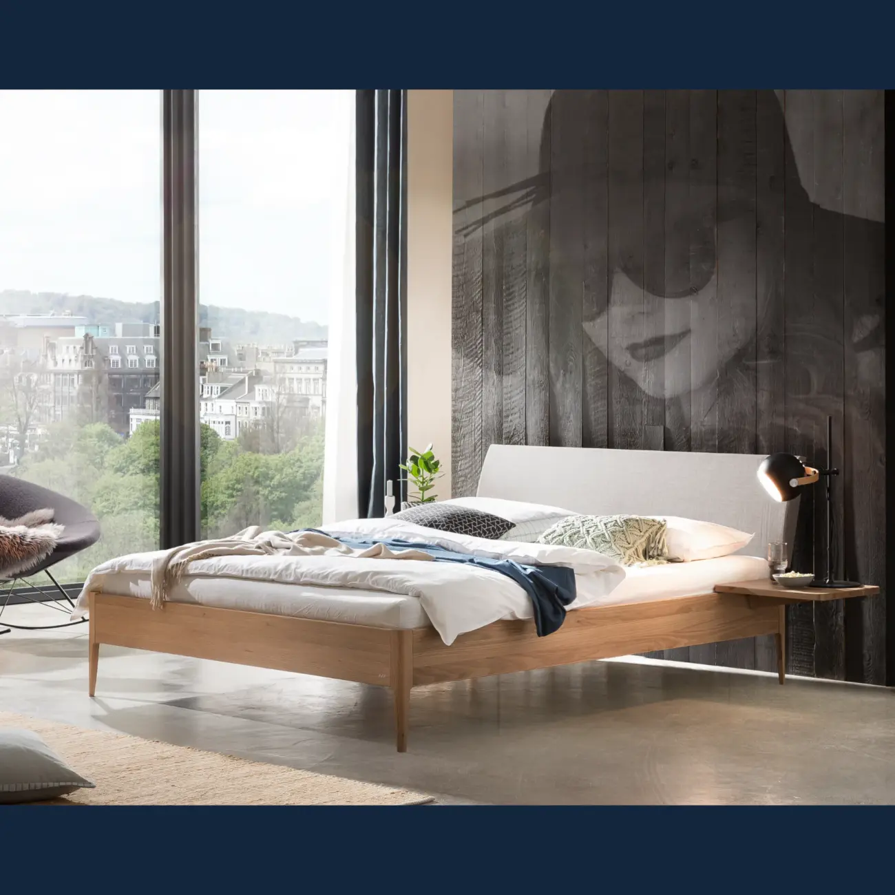 Elegantes Massivholzbett Hasena Fanano modern-skandinavisch 10 Elegantes Massivholzbett Hasena Fanano modern-skandinavisch – Bild 10
