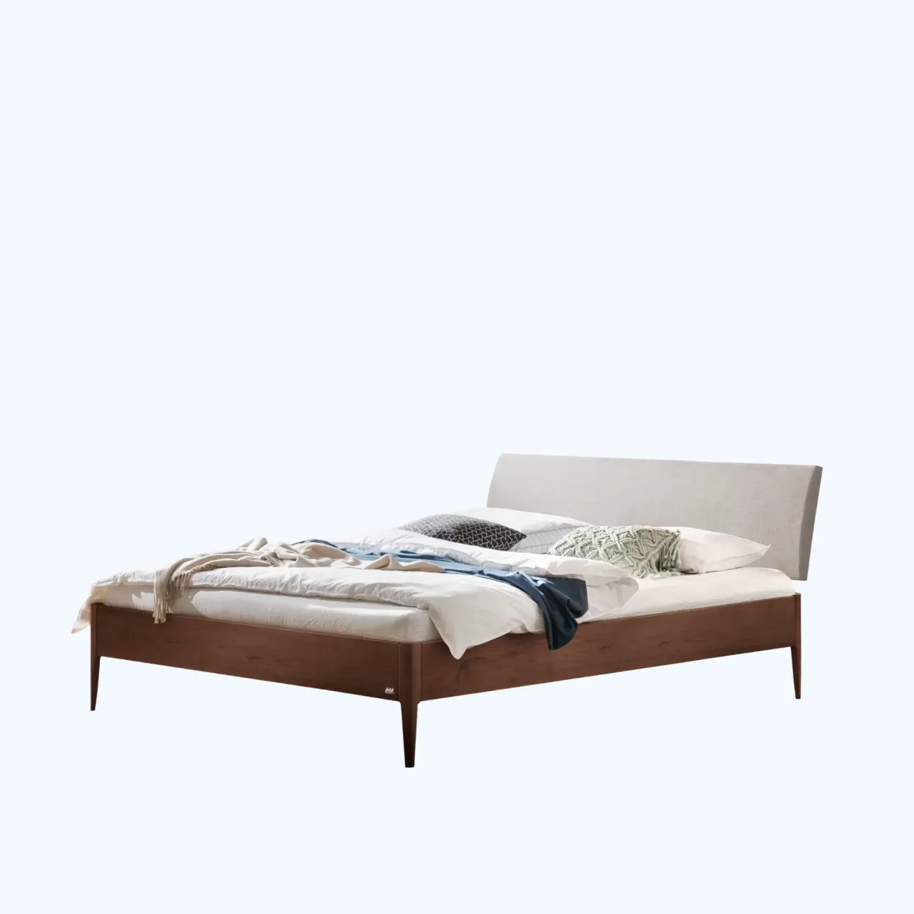 Elegantes Massivholzbett Hasena Fanano modern-skandinavisch 1 Elegantes Massivholzbett Hasena Fanano modern-skandinavisch