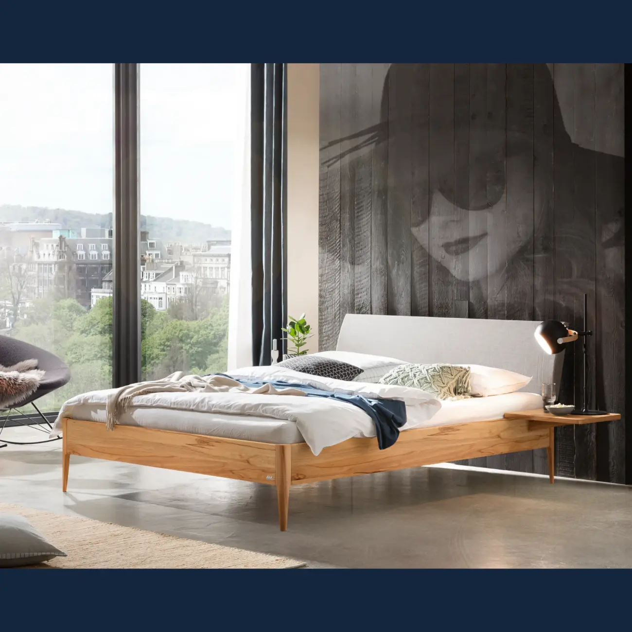 Elegantes Massivholzbett Hasena Fanano modern-skandinavisch 14 Elegantes Massivholzbett Hasena Fanano modern-skandinavisch – Bild 14