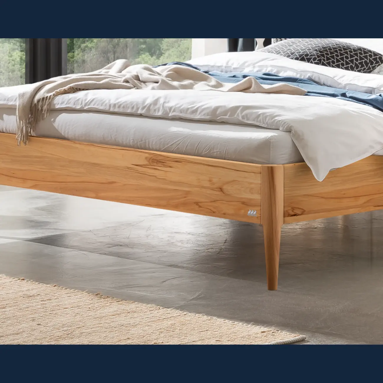 Elegantes Massivholzbett Hasena Fanano modern-skandinavisch 16 Elegantes Massivholzbett Hasena Fanano modern-skandinavisch – Bild 16