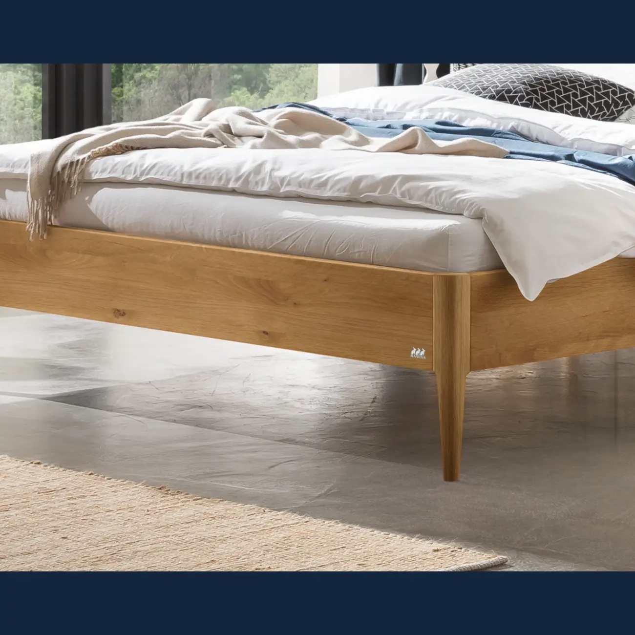 Elegantes Massivholzbett Hasena Fanano modern-skandinavisch 20 Elegantes Massivholzbett Hasena Fanano modern-skandinavisch – Bild 20