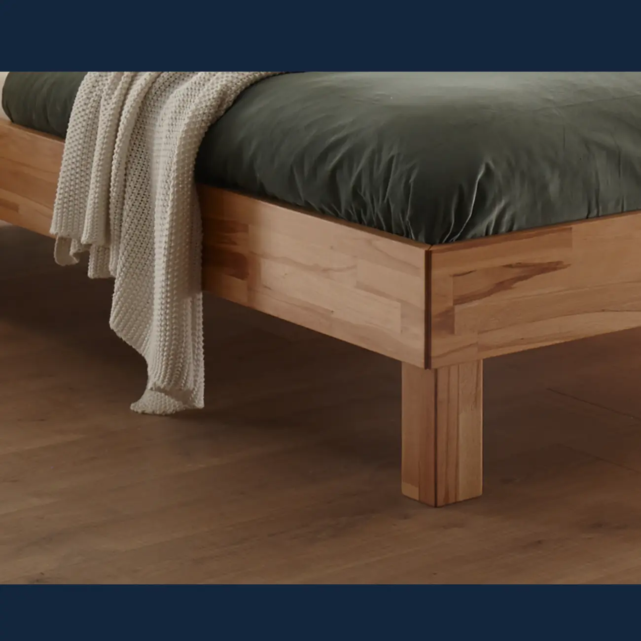 Robustes Massivholzbett Hasena Forti modern-skandinavisch 12 Robustes Massivholzbett Hasena Forti modern-skandinavisch – Bild 12