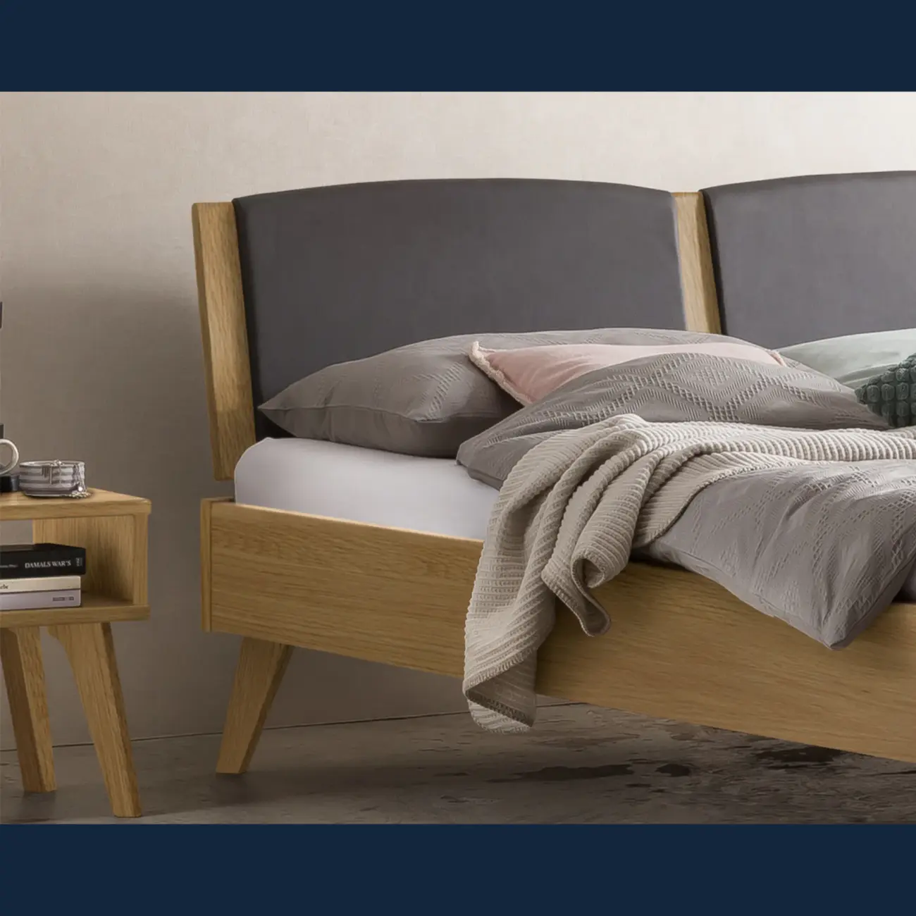 Massivholzbett Hasena Mareto modern-skandinavisch, Lounge – Bild 3