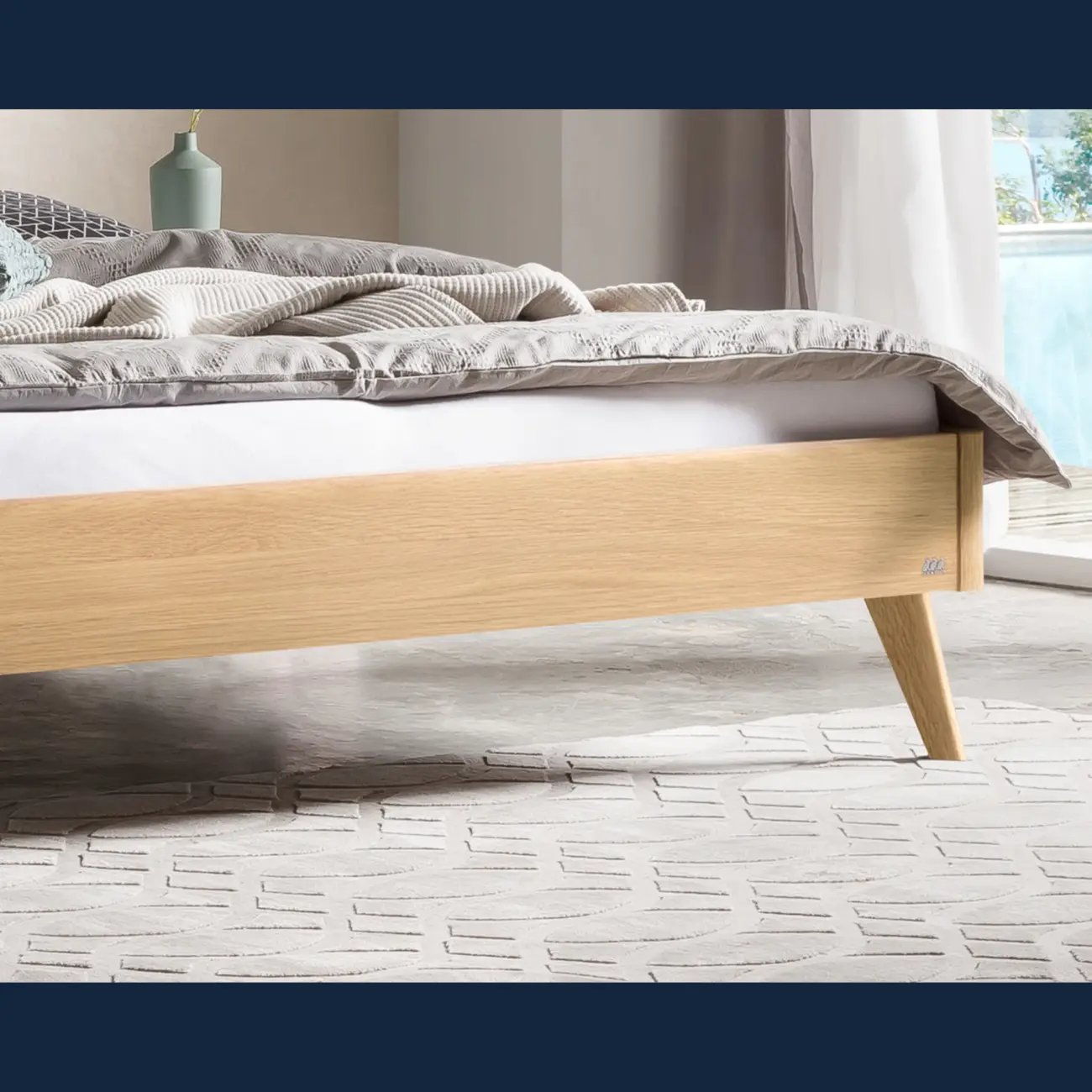 Massivholzbett Hasena Mareto modern-skandinavisch, Lounge – Bild 4