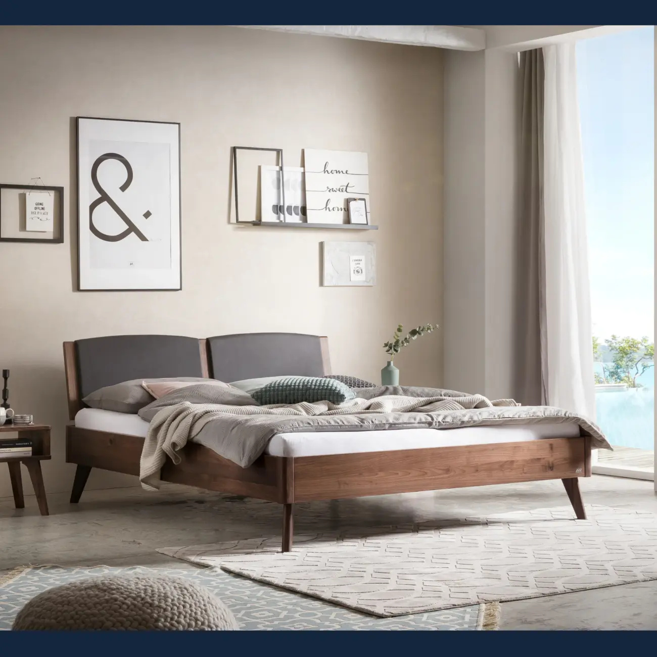 Massivholzbett Hasena Mareto modern-skandinavisch, Lounge – Bild 6