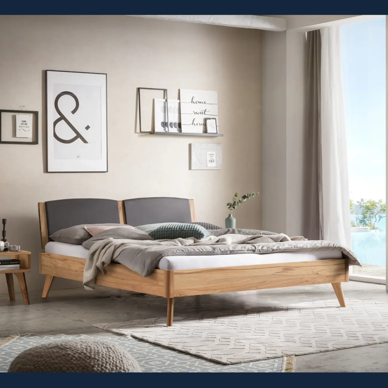 Massivholzbett Hasena Mareto modern-skandinavisch, Lounge – Bild 10