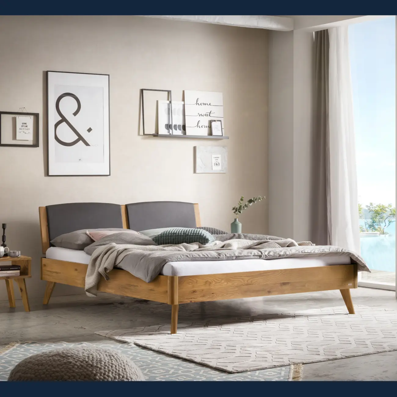 Massivholzbett Hasena Mareto modern-skandinavisch, Lounge – Bild 14