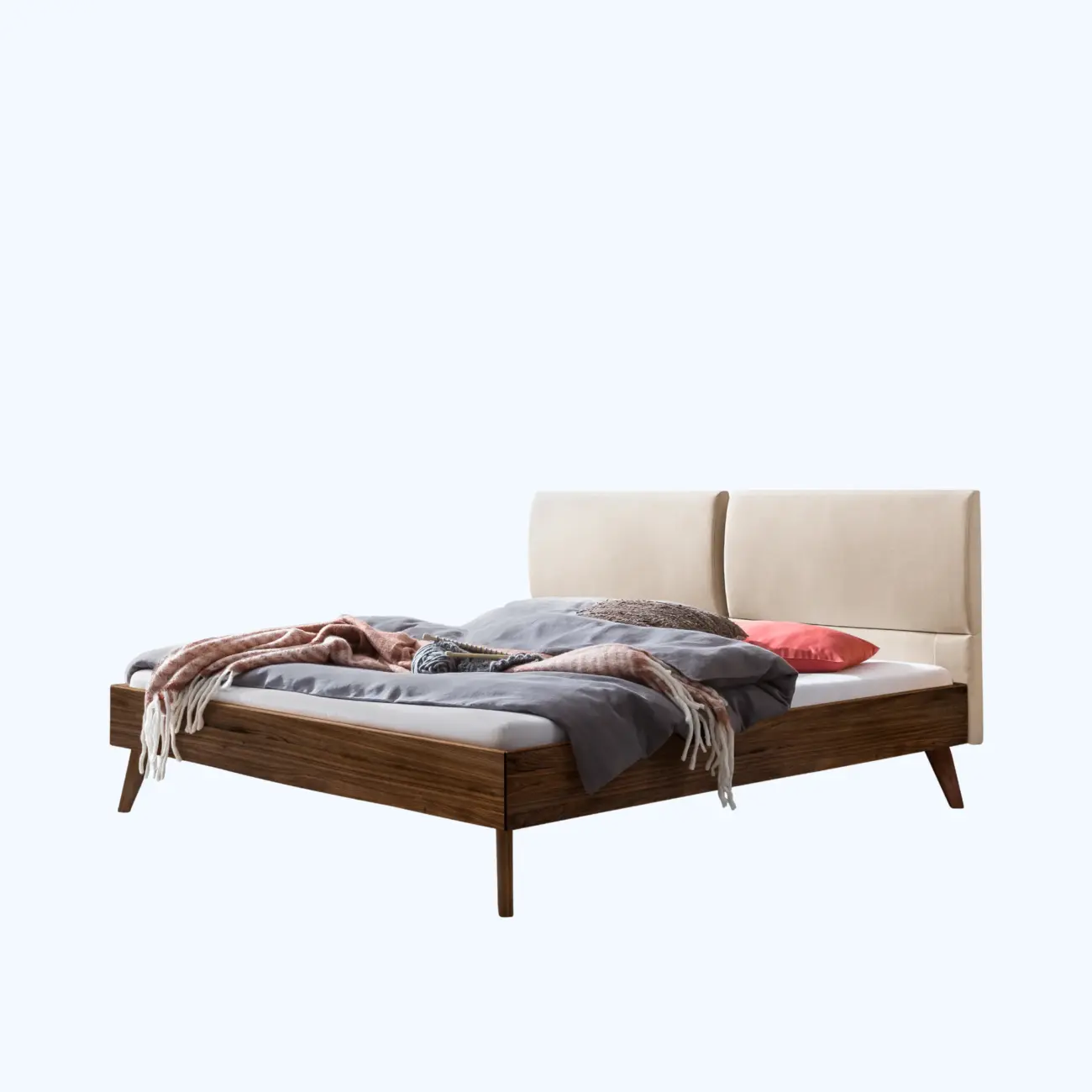 Harmonisches Massivholzbett Hasena Matteo modern-skandinavisch – Bild 9