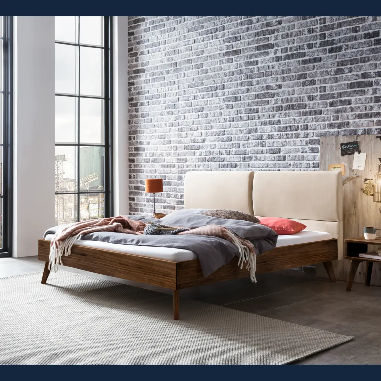 Harmonisches Massivholzbett Hasena Matteo modern-skandinavisch – Bild 10