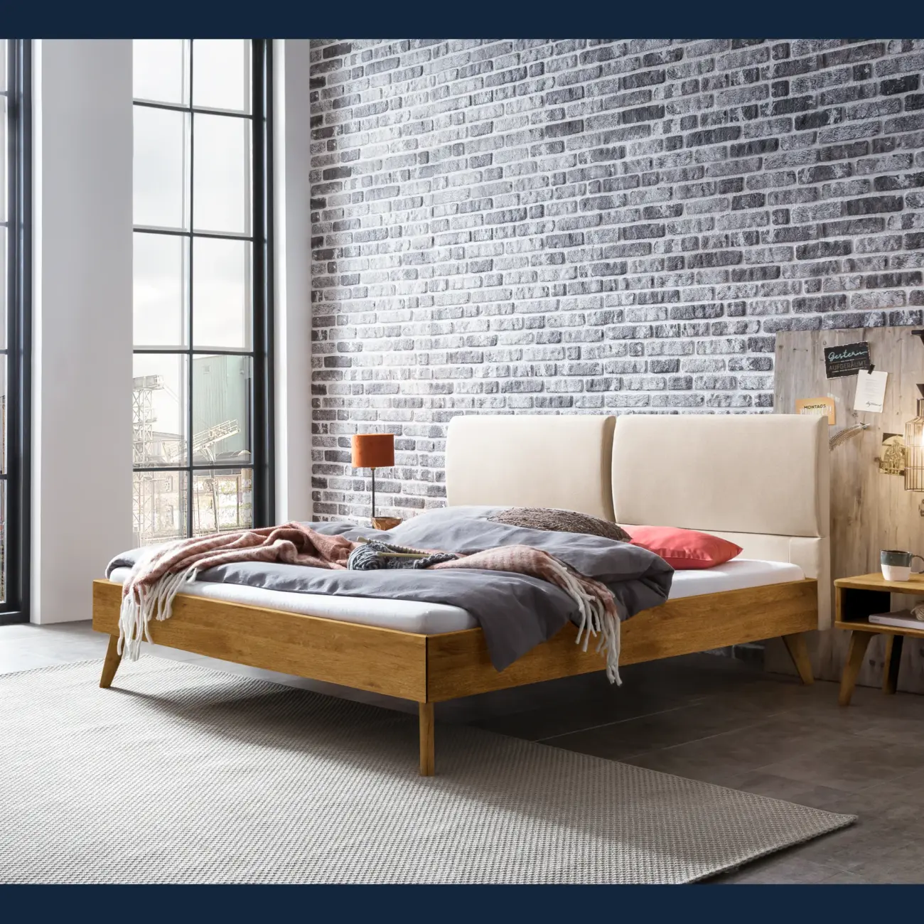 Harmonisches Massivholzbett Hasena Matteo modern-skandinavisch – Bild 2