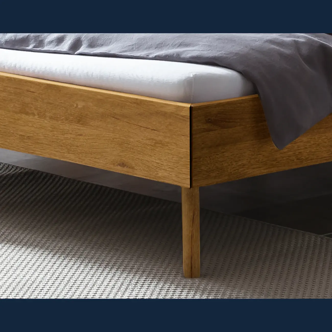 Harmonisches Massivholzbett Hasena Matteo modern-skandinavisch – Bild 4