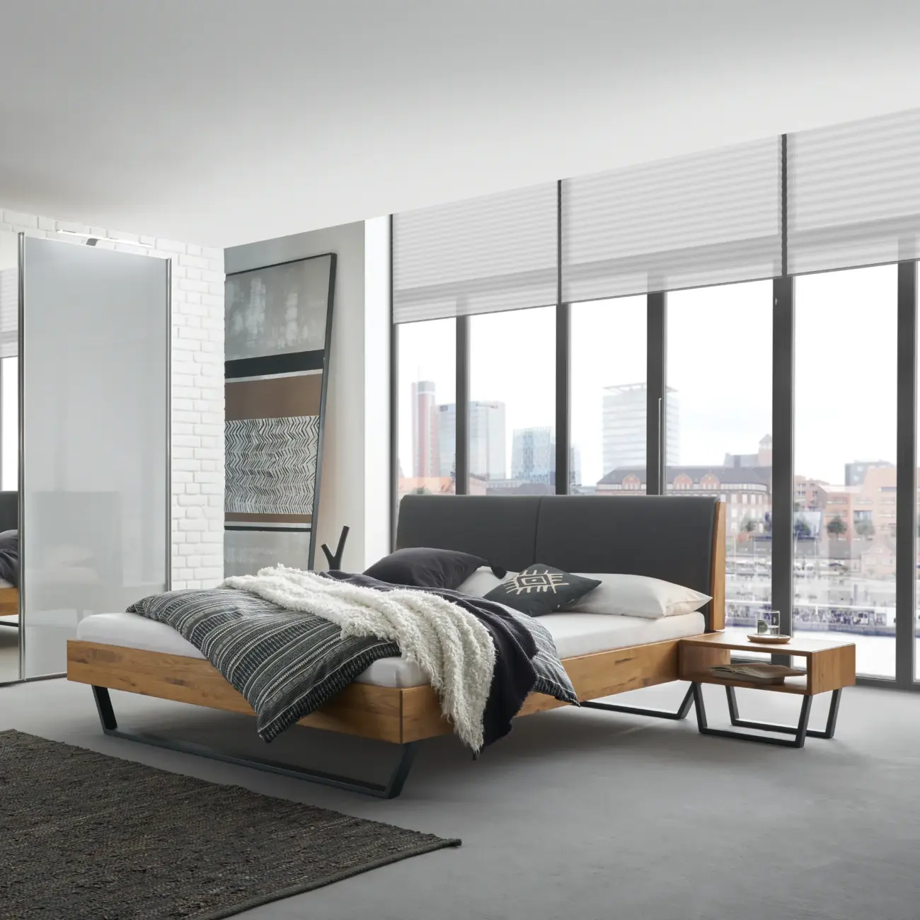 Massivholzbett Hasena Pietro modern 2 Massivholzbett Hasena Pietro modern – Bild 2