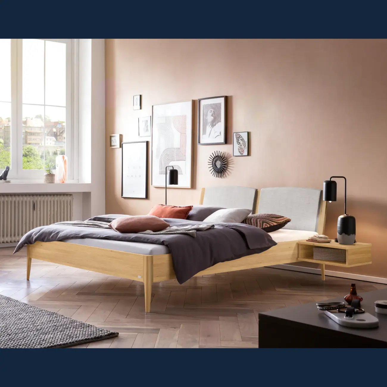 Massivholzbett Hasena Pistoia modern-skandinavisch – Bild 2