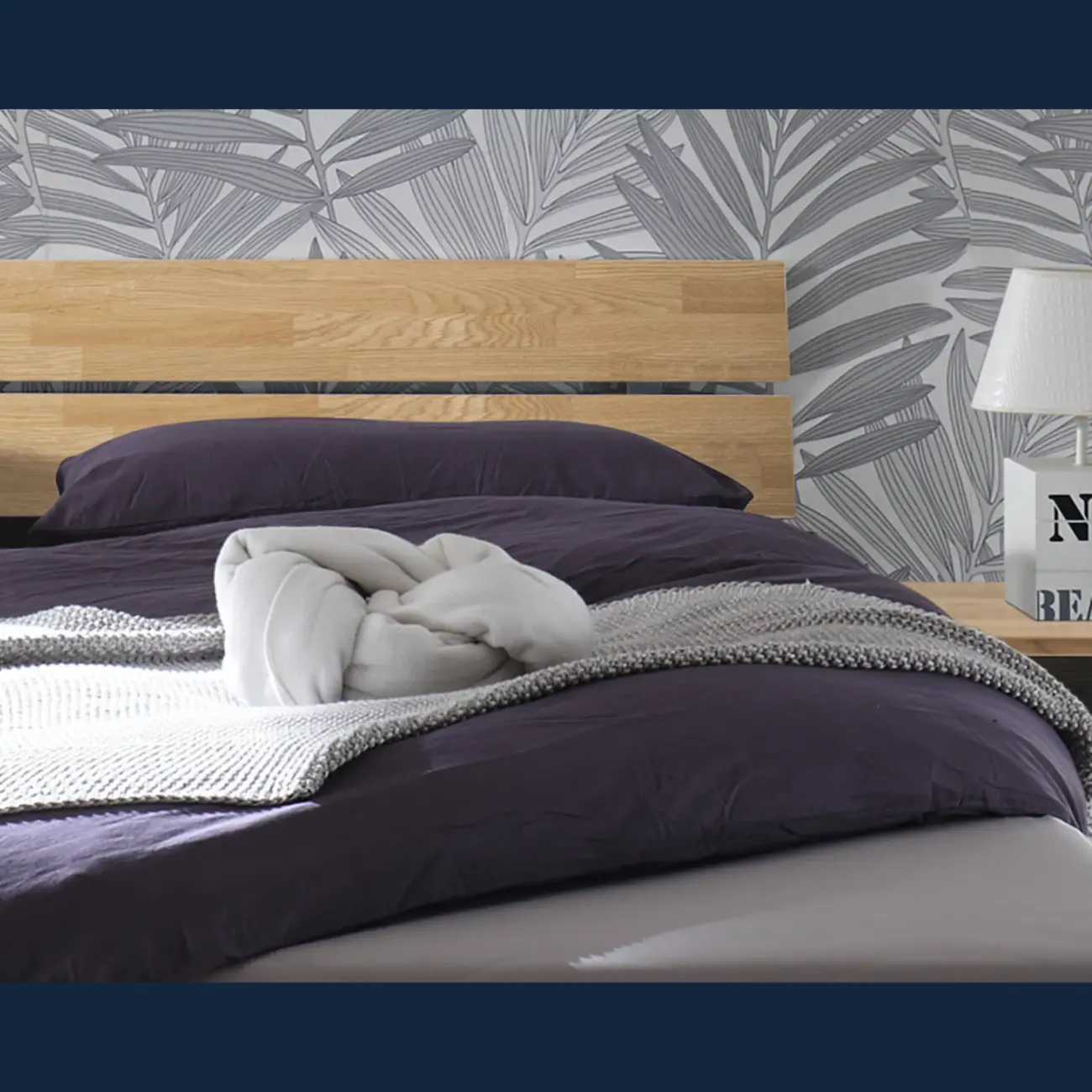 Geradliniges Massivholzbett Hasena Prato modern-skandinavisch – Bild 7